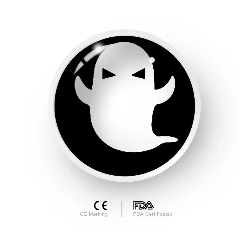 ComicPie White Ghost Pattern Cosplay&Halloween Colored Contact Lenses RY331 - ComicPie