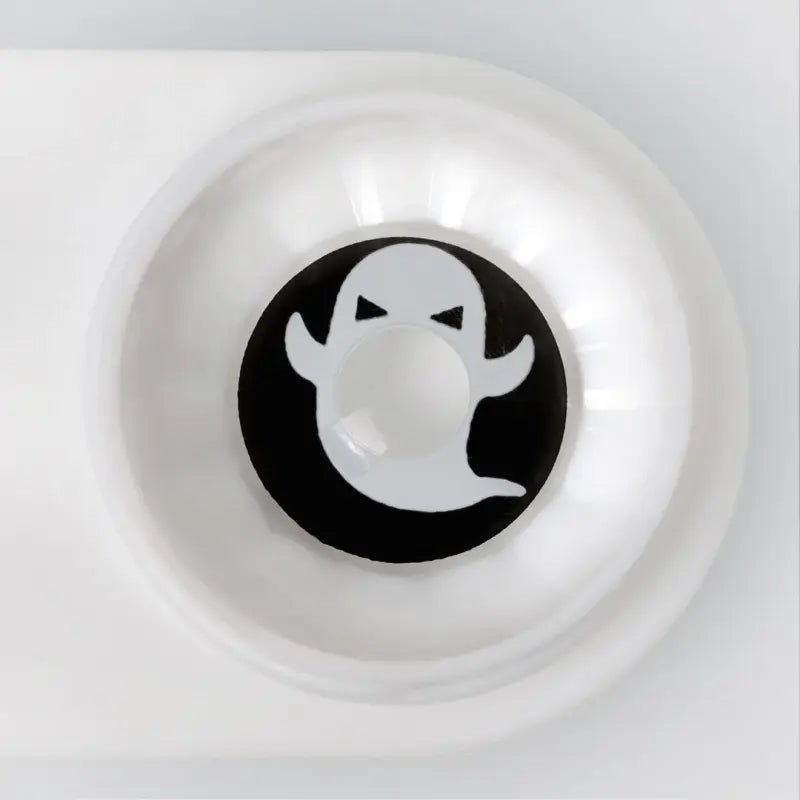 ComicPie White Ghost Pattern Cosplay&Halloween Colored Contact Lenses RY331 - ComicPie