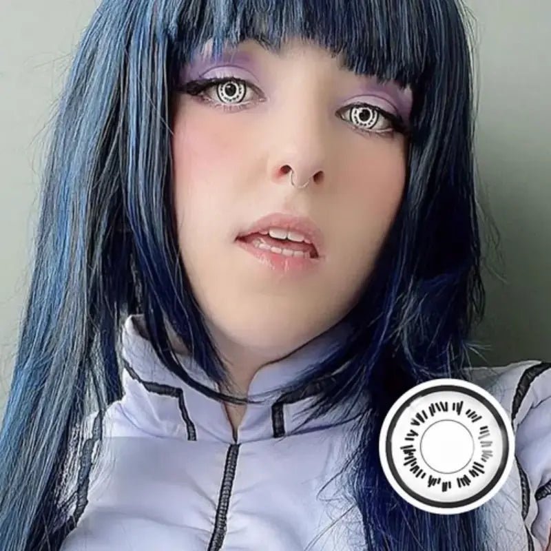 ComicPie White Hinata Byakugan Cosplay&Halloween Colored Contact Lenses RY113 - ComicPie