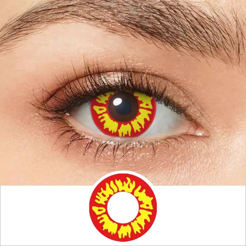 ComicPie Wild Fire Cosplay&Halloween Colored Contact Lenses RY056 - ComicPie