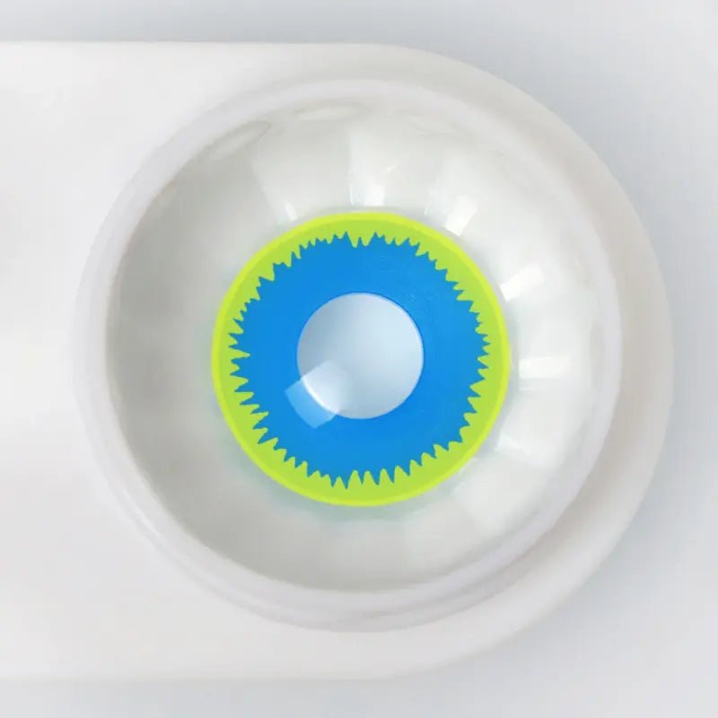 ComicPie Yellow And Blue Pattern Cosplay&Halloween Colored Contact Lenses RY310 - ComicPie