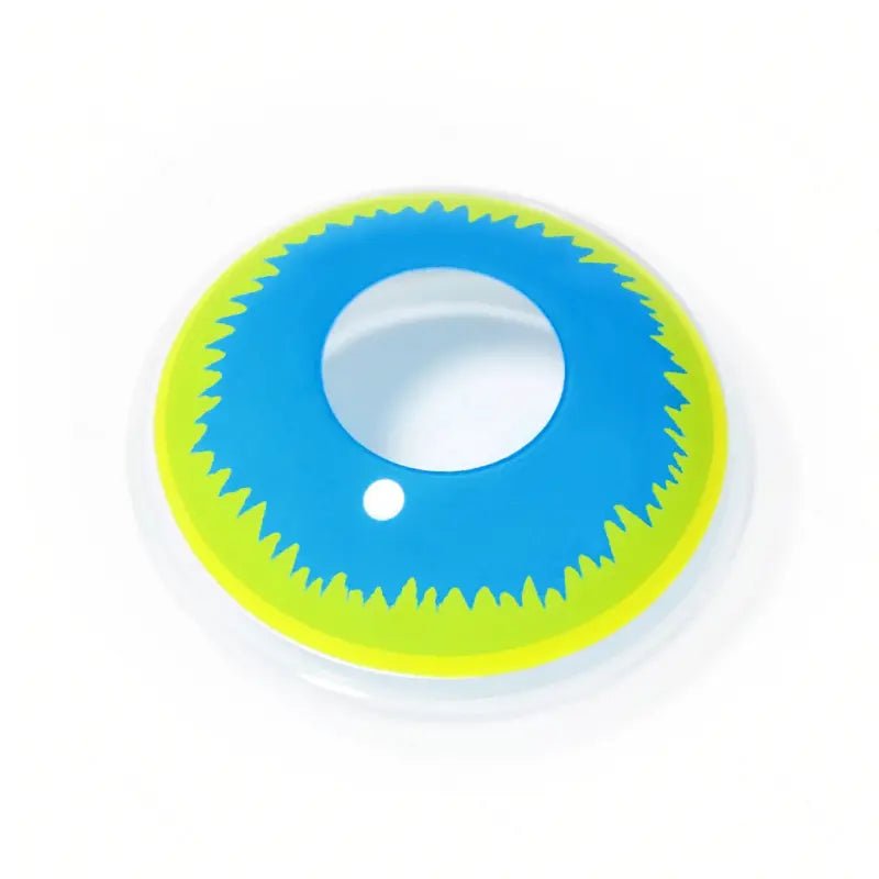 ComicPie Yellow And Blue Pattern Cosplay&Halloween Colored Contact Lenses RY310 - ComicPie