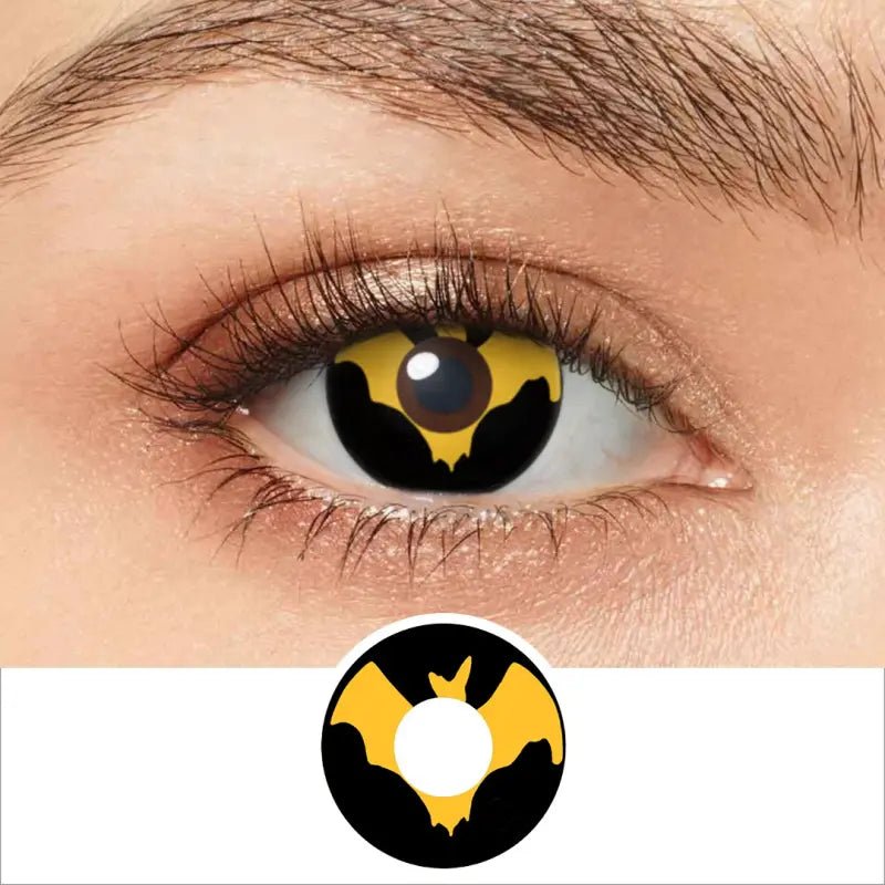 ComicPie Yellow Bat Contact Lenses RY054 - ComicPie
