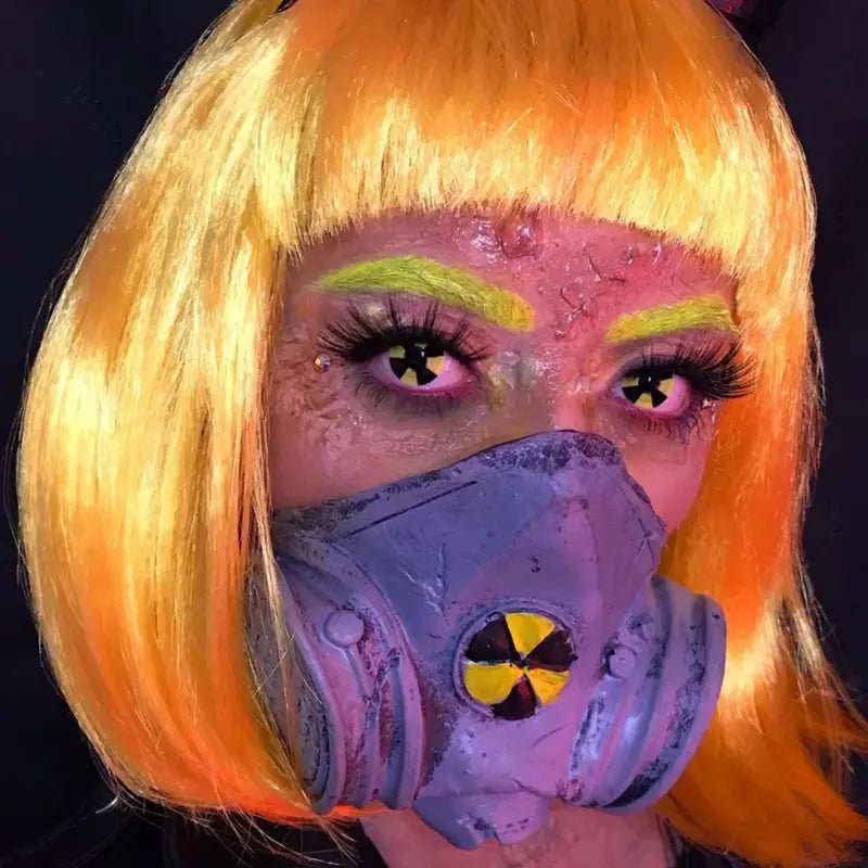 ComicPie Yellow BioHazard Cosplay&Halloween Colored Contact Lenses RY063 - ComicPie