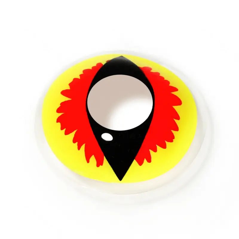 ComicPie Yellow Dragon Cosplay&Halloween Colored Contact Lenses RY370D - ComicPie