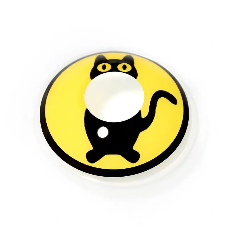ComicPie Yellow Kitten Pattern Cosplay&Halloween Colored Contact Lenses RY328 - ComicPie