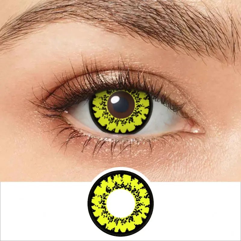 ComicPie Yellow Mirage Cosplay&Halloween Colored Contact Lenses RY008 - ComicPie