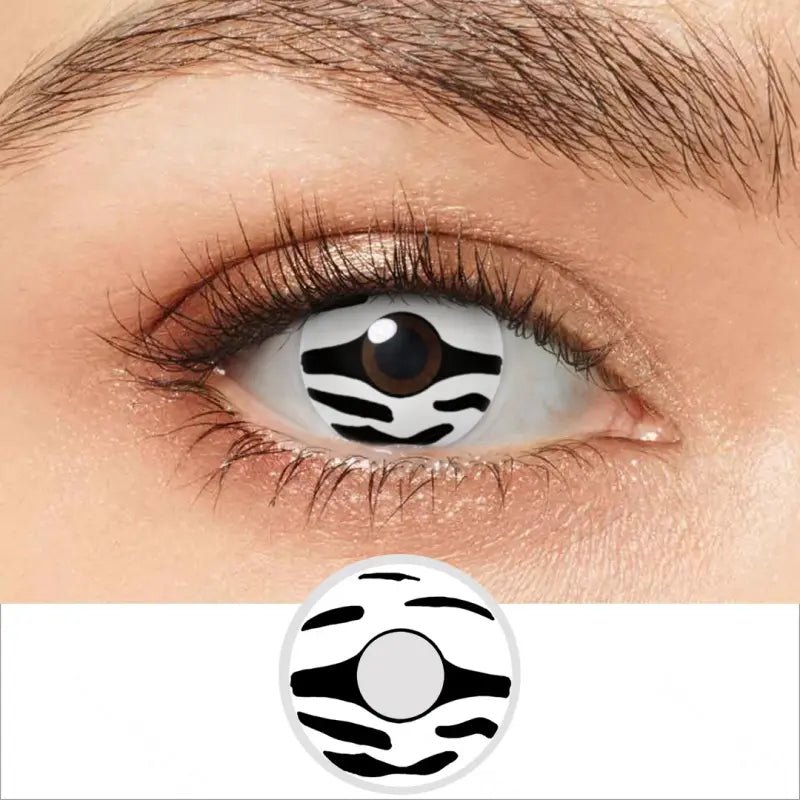 ComicPie Zebra Print Cosplay&Halloween Colored Contact Lenses RY313 - ComicPie