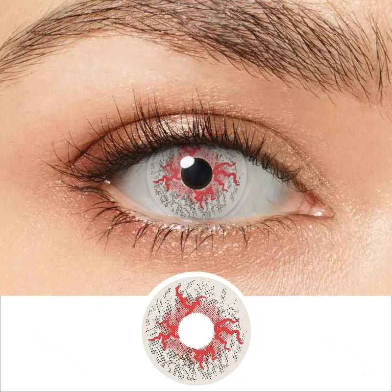 ComicPie Zombie Bloodshot Cosplay&Halloween Colored Contact Lenses RY356 - ComicPie