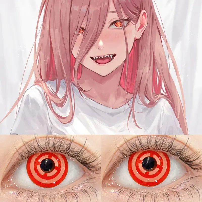 ComicPie Chainsaw Man Power Cosplay Colored Contact Lenses HD217
